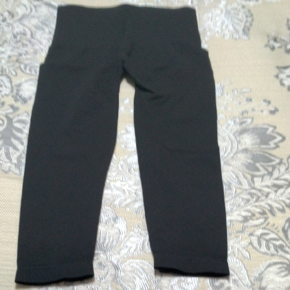 Assets By Spanx Seamless High Waisted Black Leggings M New